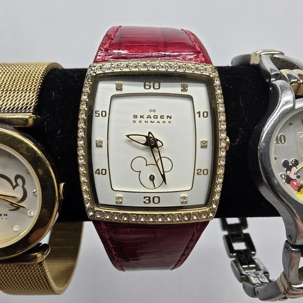 Disney Watch Collection (8) - Mickey, Minnie, Tinker Bell - Skagen, Disney, More